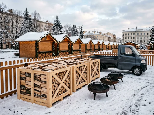 Дрова для ярмарок и городских праздников в Пятигорске